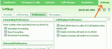 Using the Call Feature Manager